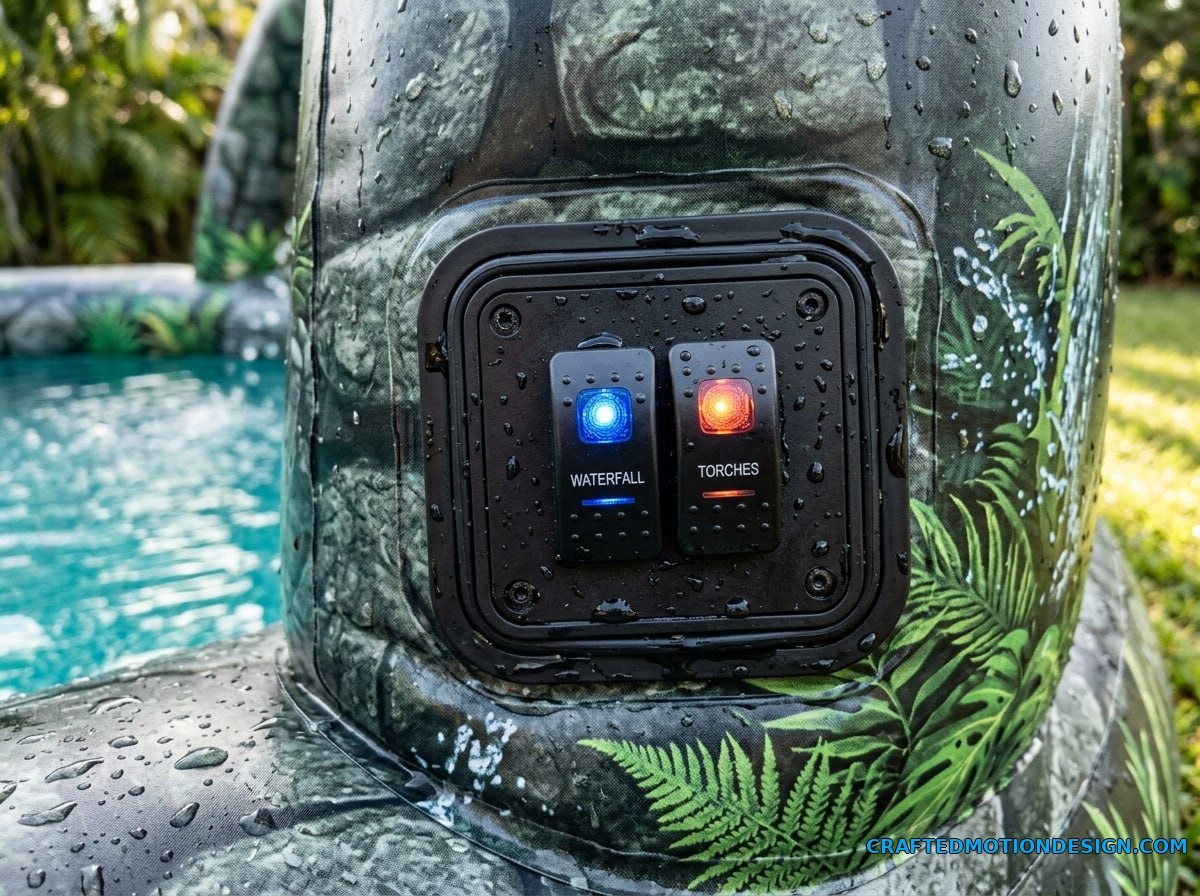 Inflatable Cave Waterfall Pools for Backyards cave waterfall pools 06