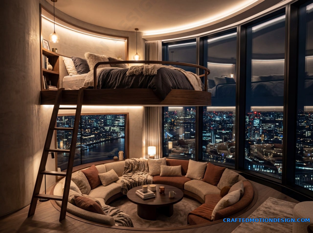 elevated loft beds 09