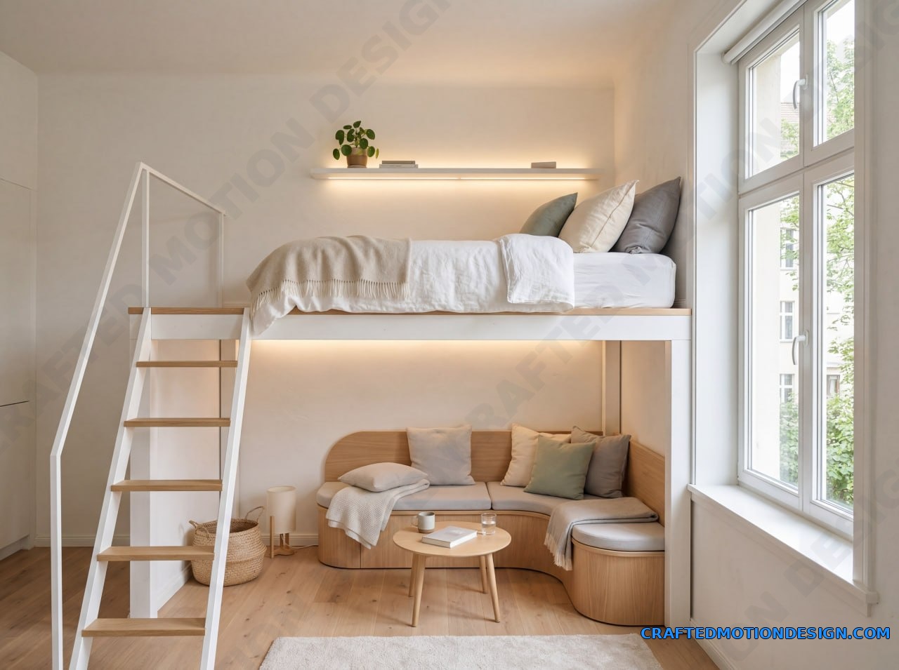 elevated loft beds 10