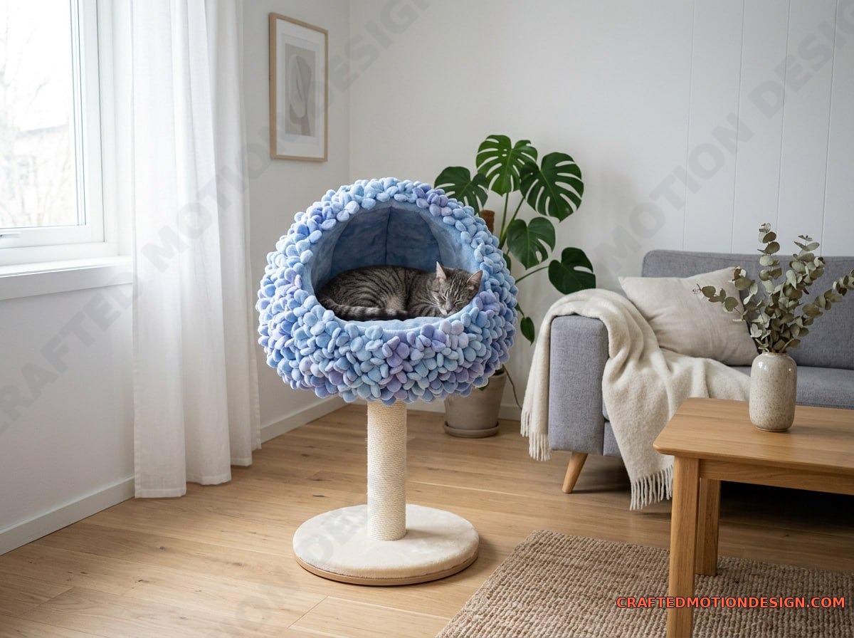Flower Shaped Cat Trees — Pet Furniture Upgrade flower cat trees 01