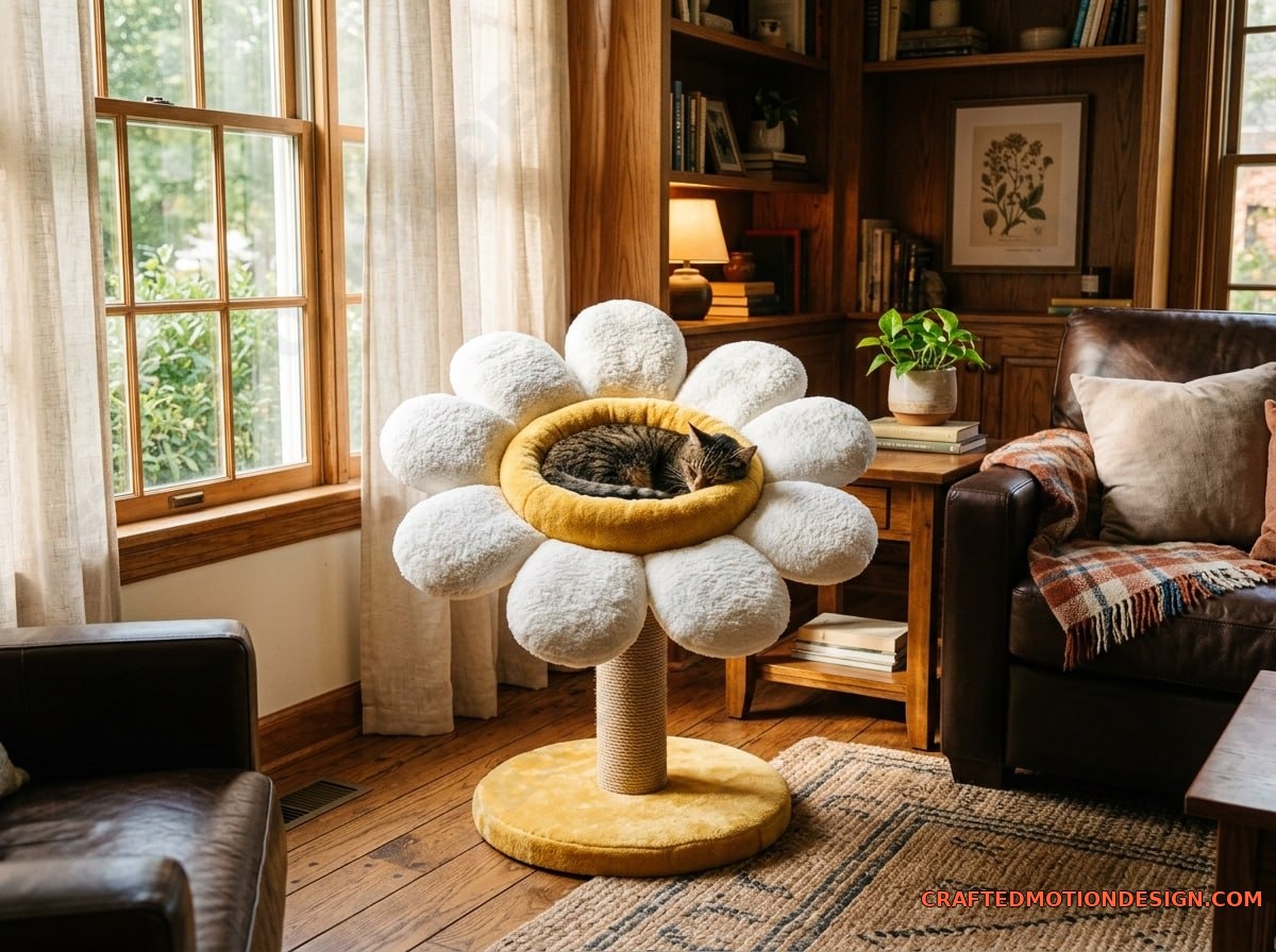 Flower Shaped Cat Trees — Pet Furniture Upgrade flower cat trees 06
