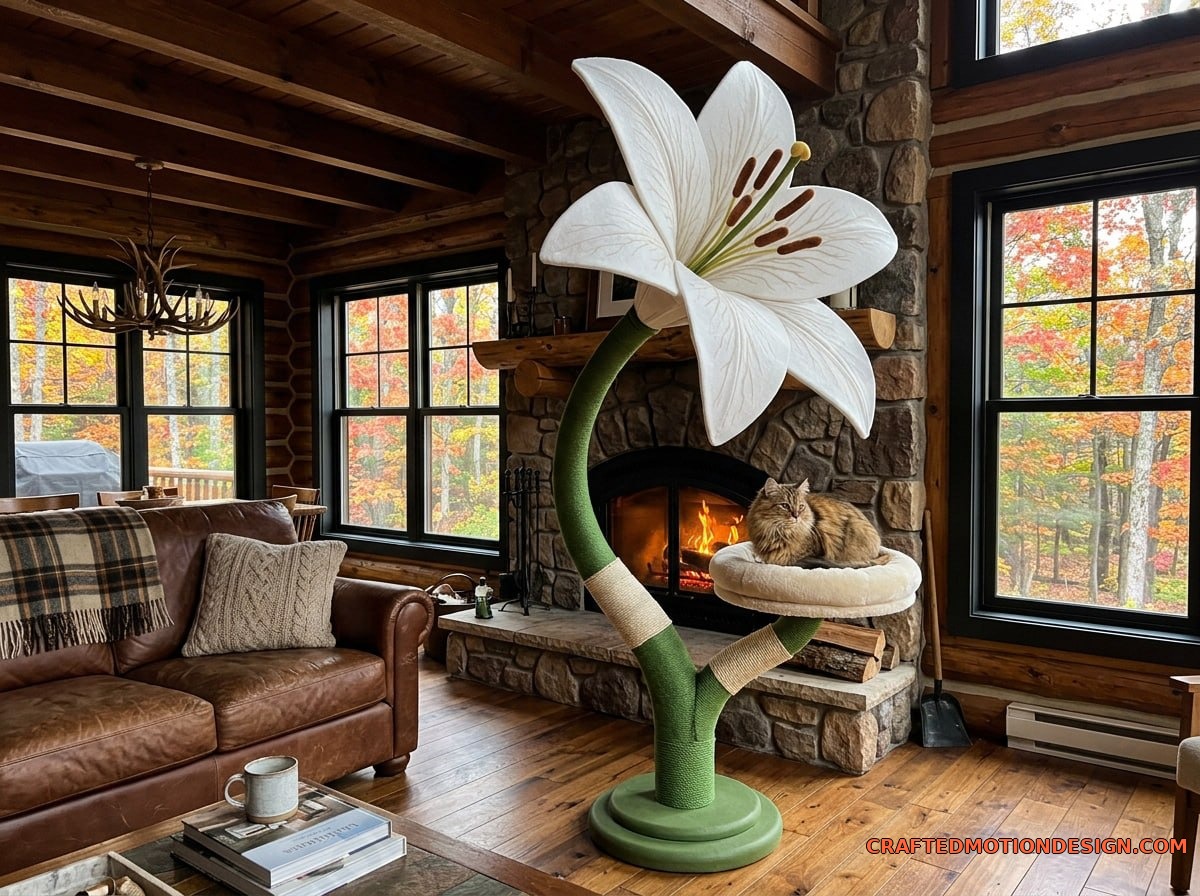 Flower Shaped Cat Trees — Pet Furniture Upgrade flower cat trees 08