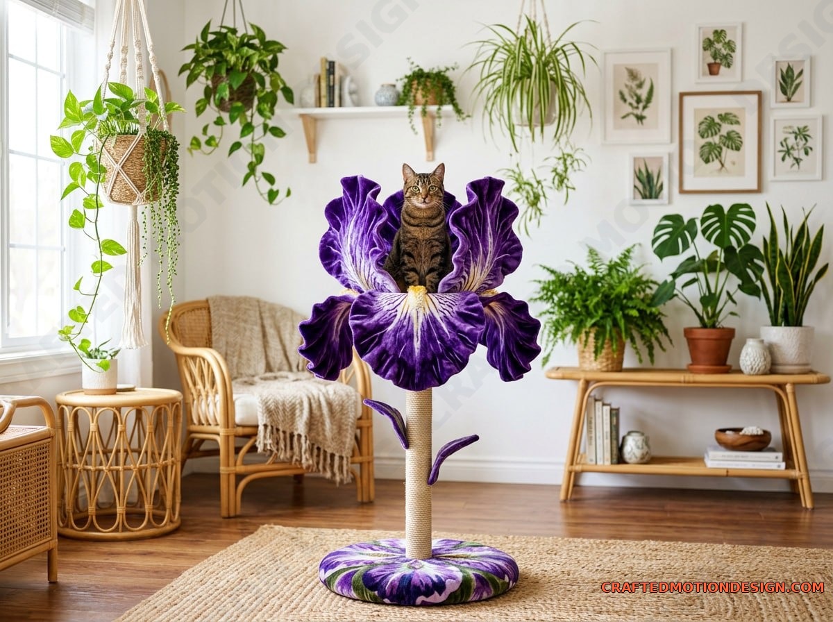 Flower Shaped Cat Trees — Pet Furniture Upgrade flower cat trees 09