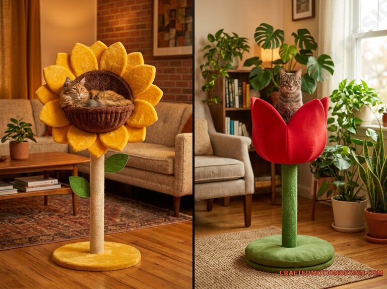 flower cat trees featured
