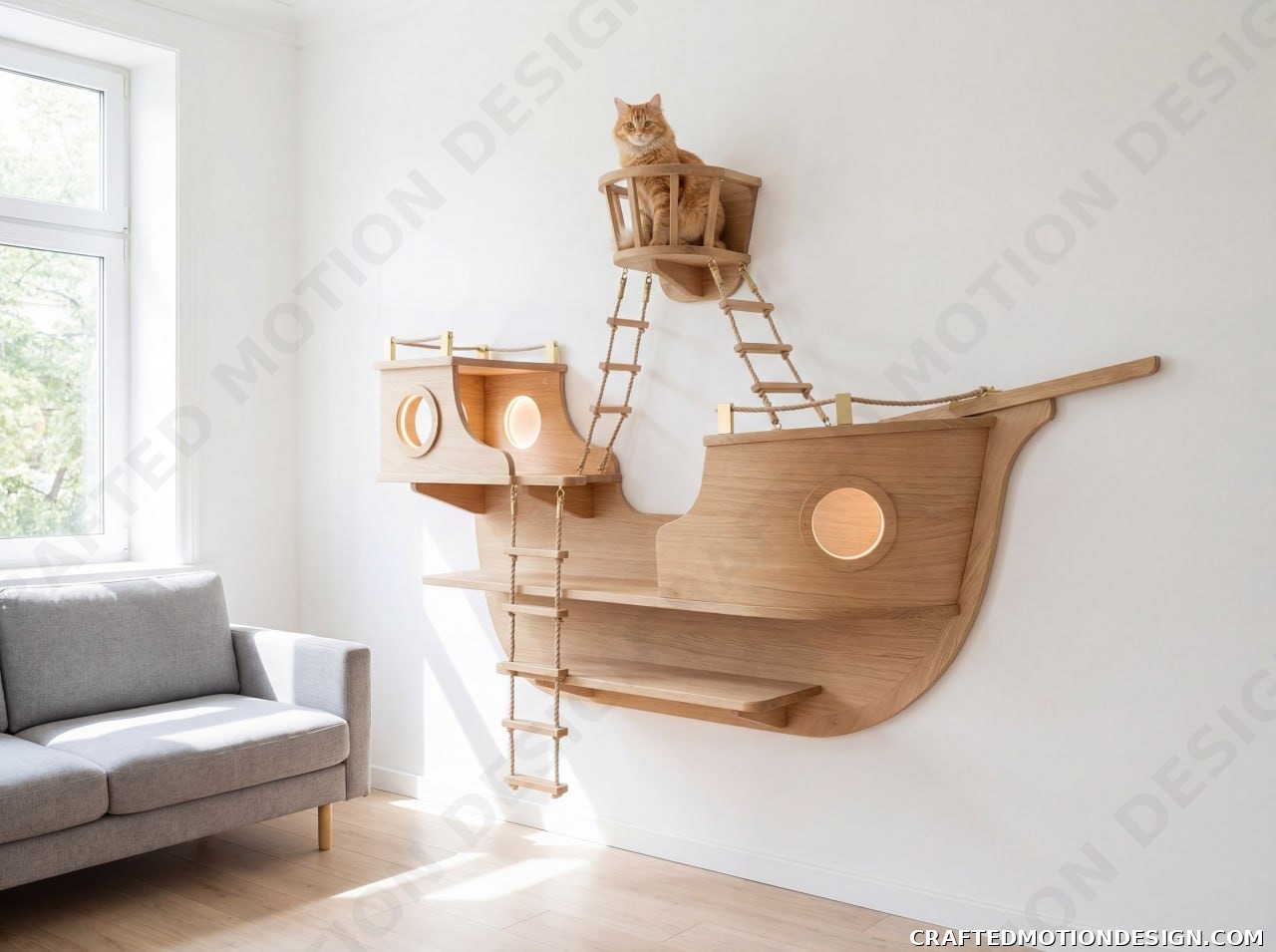 wooden ship cat 09