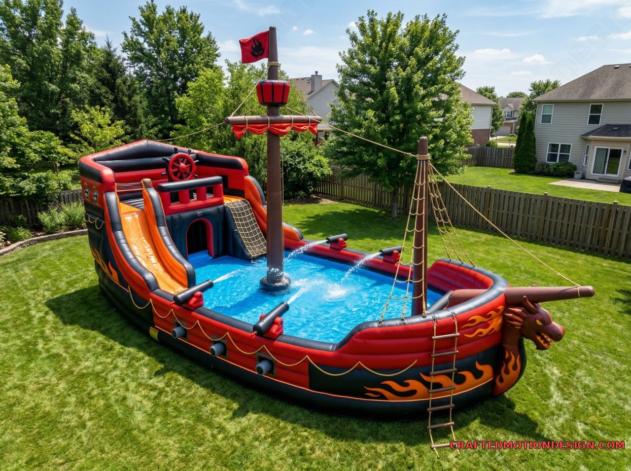 inflatable pirate ship design 9 wm