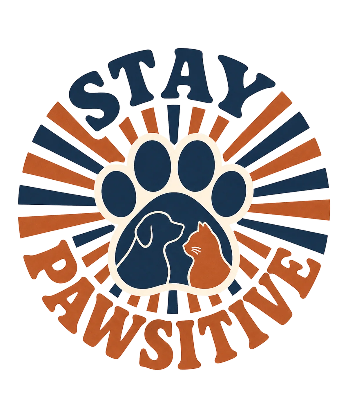 Stay pawsitive design